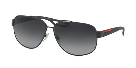 prada ps58qs lj silver|Prada Linea Rossa PS58QS LJ SILVER 5AV1X1 Sunglasses in .